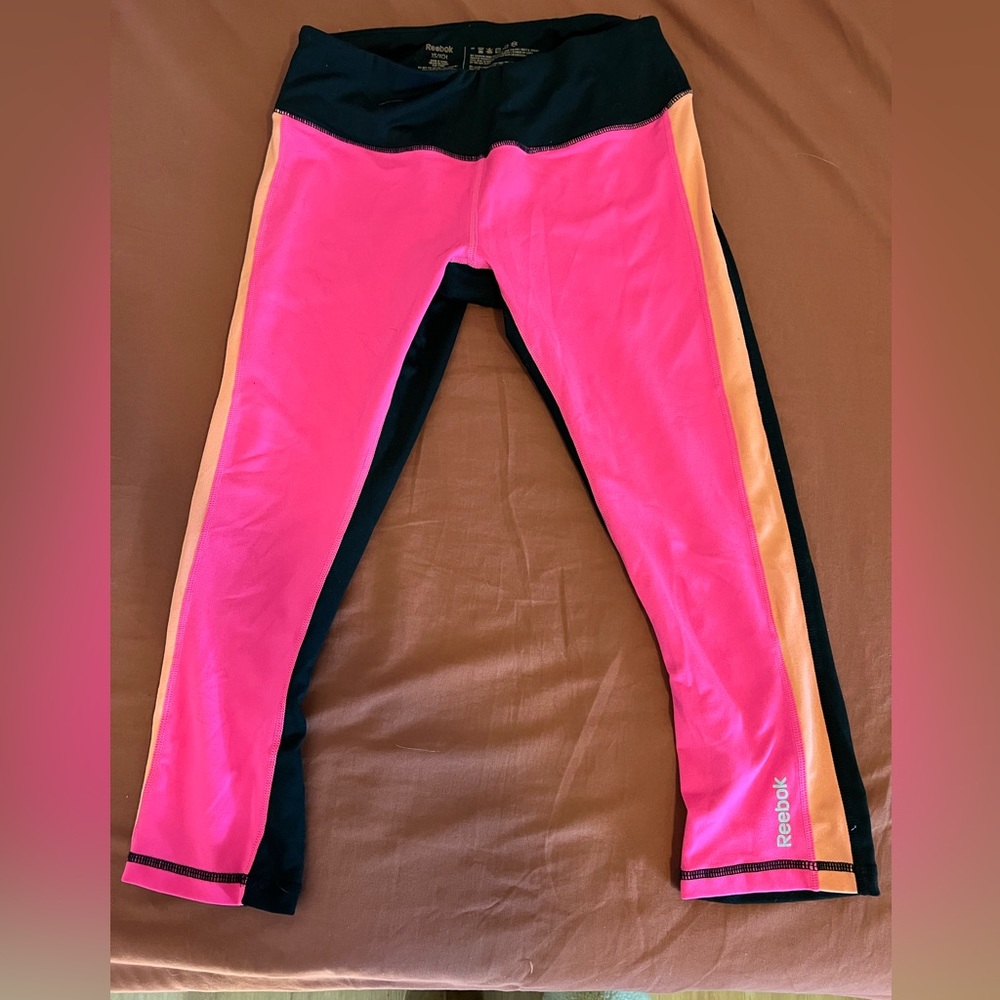 Reebok, calf length work out leggings
